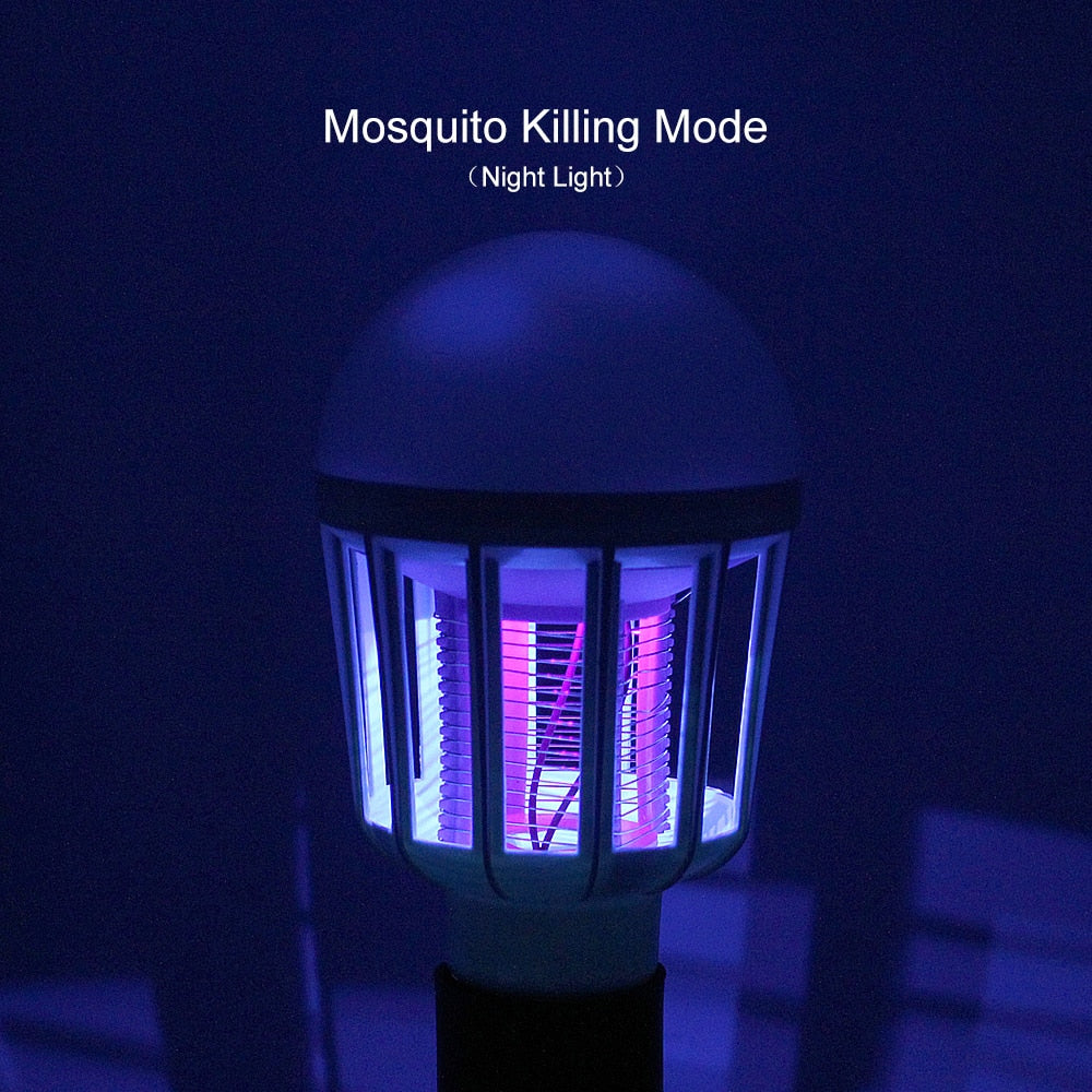 LED Bug Zapper Light Bulb with Night Mode by HitMyNeed