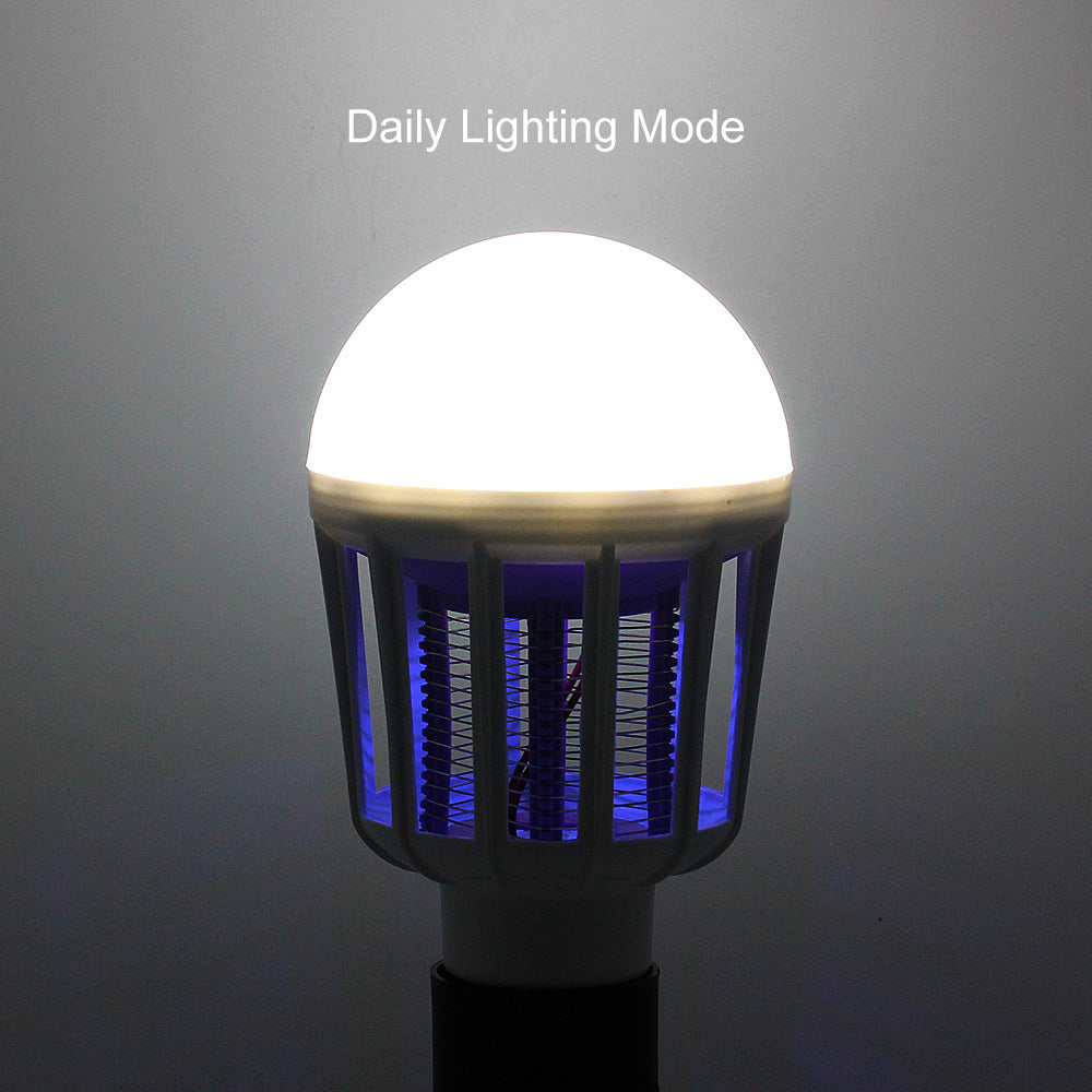 LED Bug Zapper Light Bulb with Night Mode by HitMyNeed