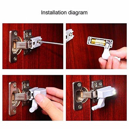 LED Cabinet Motion Sensor Lights - Set of 10 by HitMyNeed