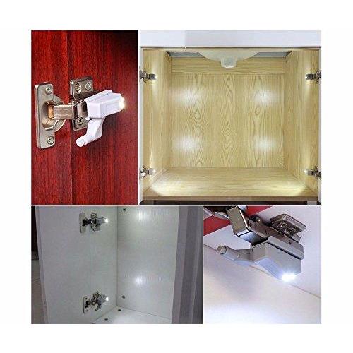 LED Cabinet Motion Sensor Lights - Set of 10 by HitMyNeed