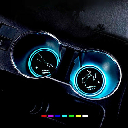 LED Car Cup Holder Coaster Light Pad by HitMyNeed