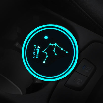 LED Car Cup Holder Coaster Light Pad by HitMyNeed