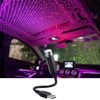 LED Car Roof Star Night Light USB Projector by HitMyNeed