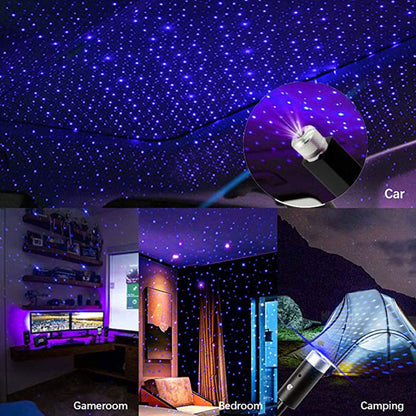LED Car Roof Star Night Light USB Projector by HitMyNeed