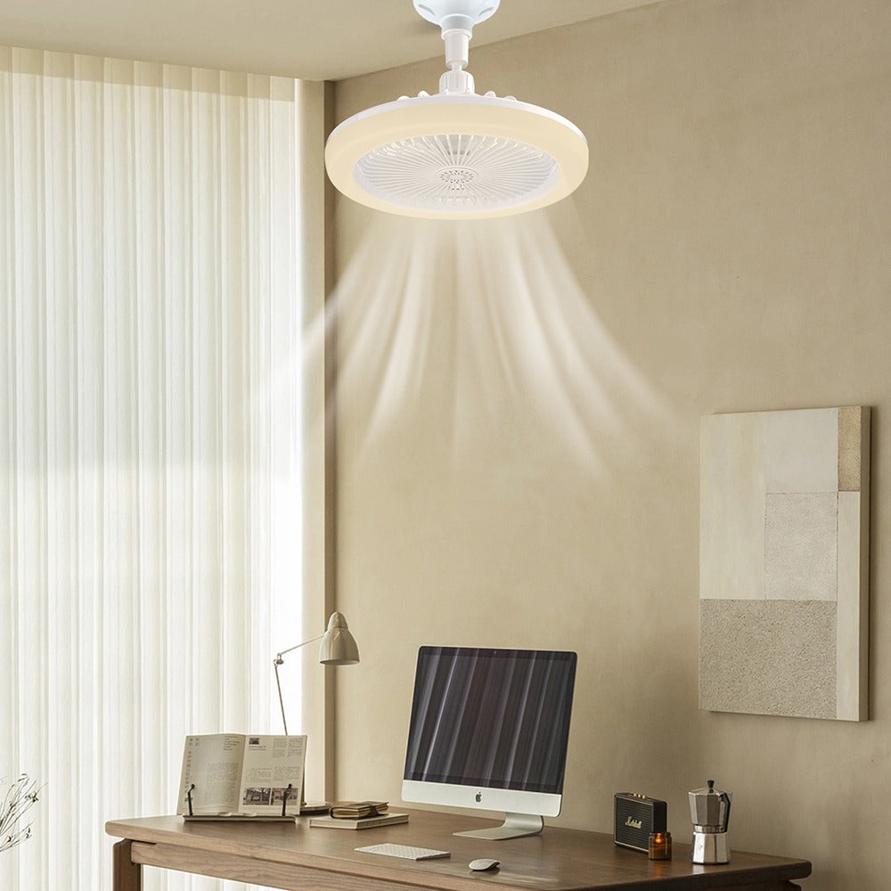 LED Ceiling Fan Bulb with Remote Control, E27 Base by HitMyNeed