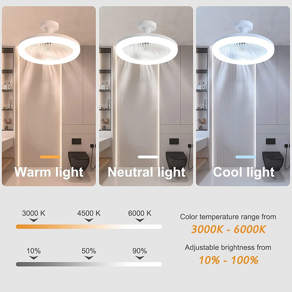 LED Ceiling Fan Bulb with Remote Control, E27 Base by HitMyNeed