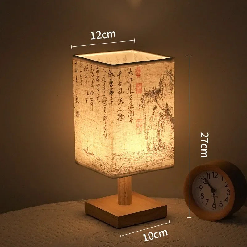 LED Chinese Style Dimmable Bedside Table Lamp a by HitMyNeed