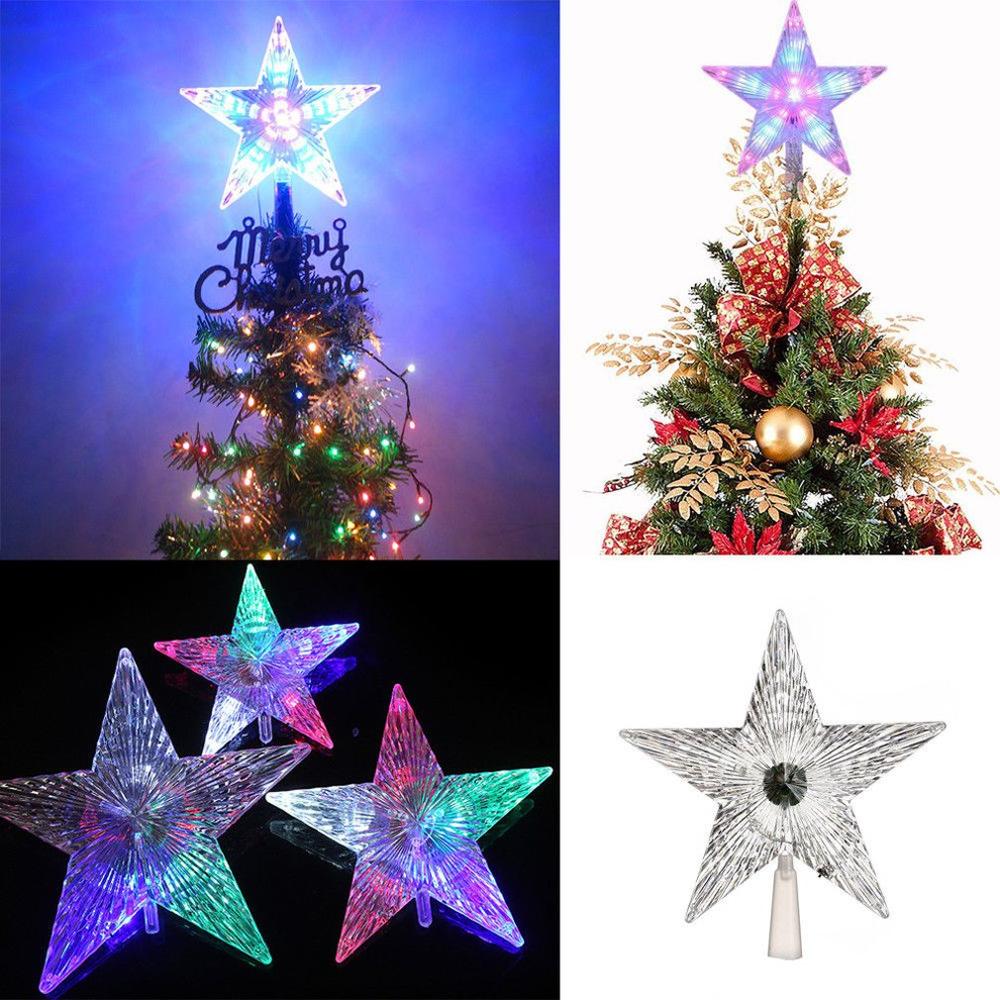 LED Christmas Tree Star Topper, Multicolor Lights by HitMyNeed