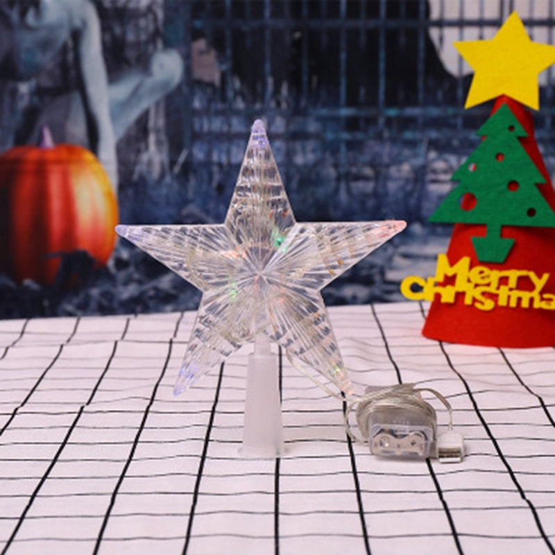 LED Christmas Tree Star Topper, Multicolor Lights by HitMyNeed