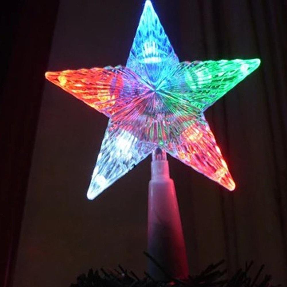 LED Christmas Tree Star Topper, Multicolor Lights by HitMyNeed