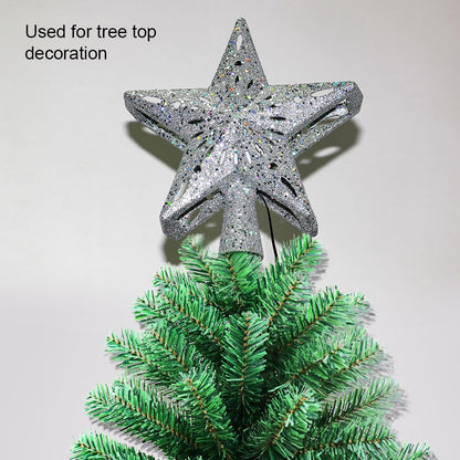 LED Christmas Tree Topper with Rotating Projector by HitMyNeed