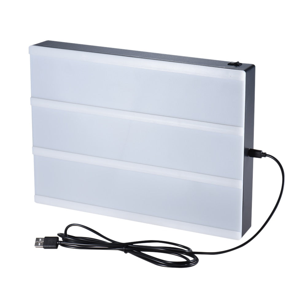 LED Cinematic Message Light Box A4 with Letters by HitMyNeed