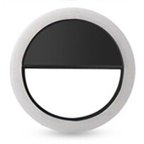 LED Clip-On Selfie Ring Light for Smartphones black by HitMyNeed