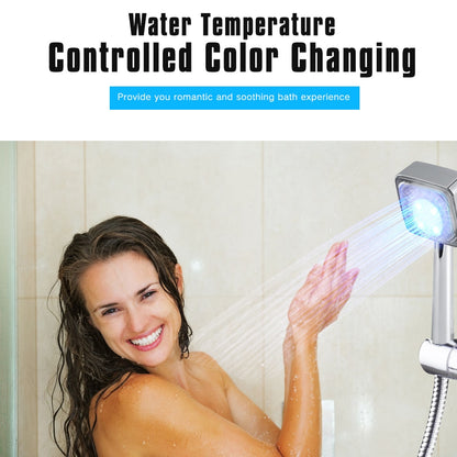 LED Color Changing Shower Head with Temperature Lights by HitMyNeed