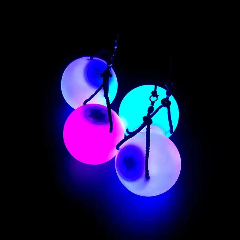 LED Colorful Luminous Swing Flash Ball Toy by HitMyNeed