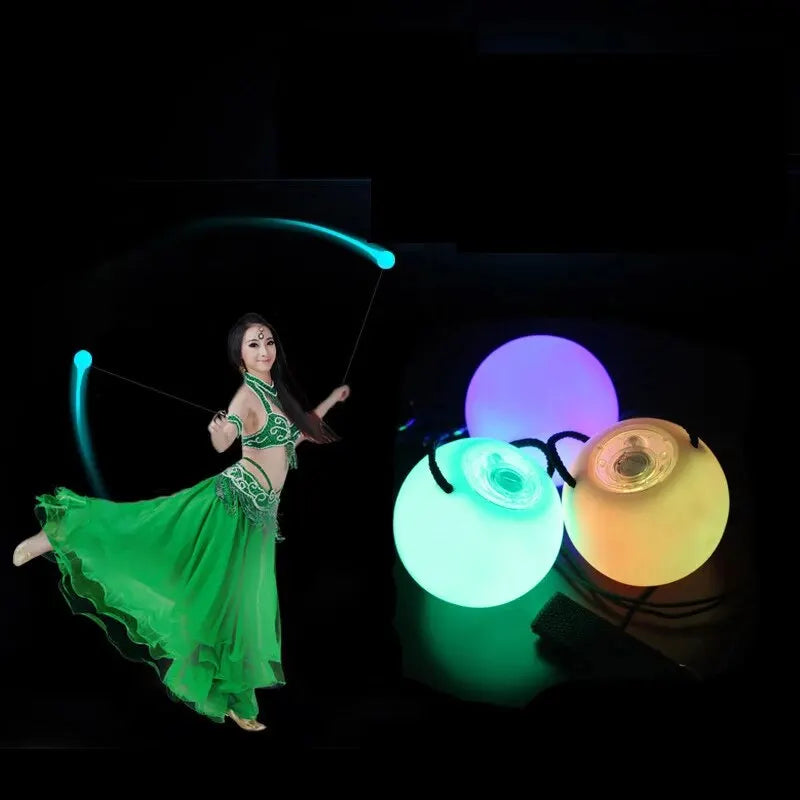 LED Colorful Luminous Swing Flash Ball Toy by HitMyNeed