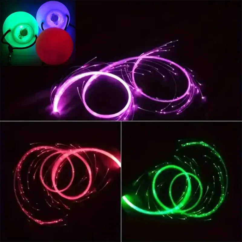 LED Colorful Luminous Swing Flash Ball Toy by HitMyNeed