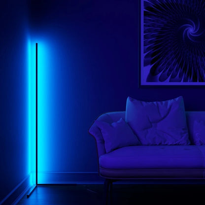 LED Corner Standing Lamp with Warm White & RGB Modes by HitMyNeed