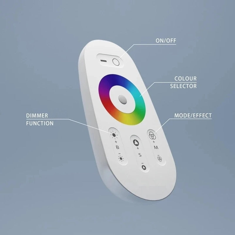 LED Corner Standing Lamp with Warm White & RGB Modes by HitMyNeed