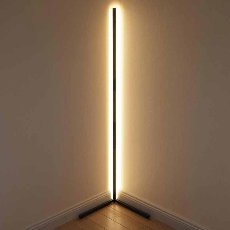 LED Corner Standing Lamp with Warm White & RGB Modes black-body warm-white-dimming by HitMyNeed