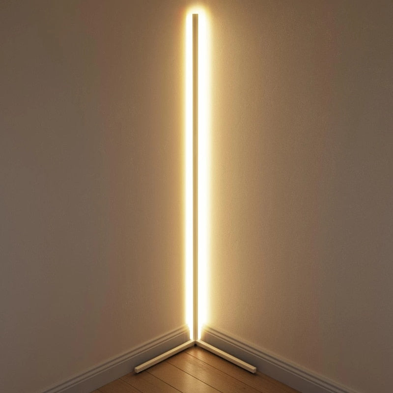LED Corner Standing Lamp with Warm White & RGB Modes white-body warm-white-dimming by HitMyNeed