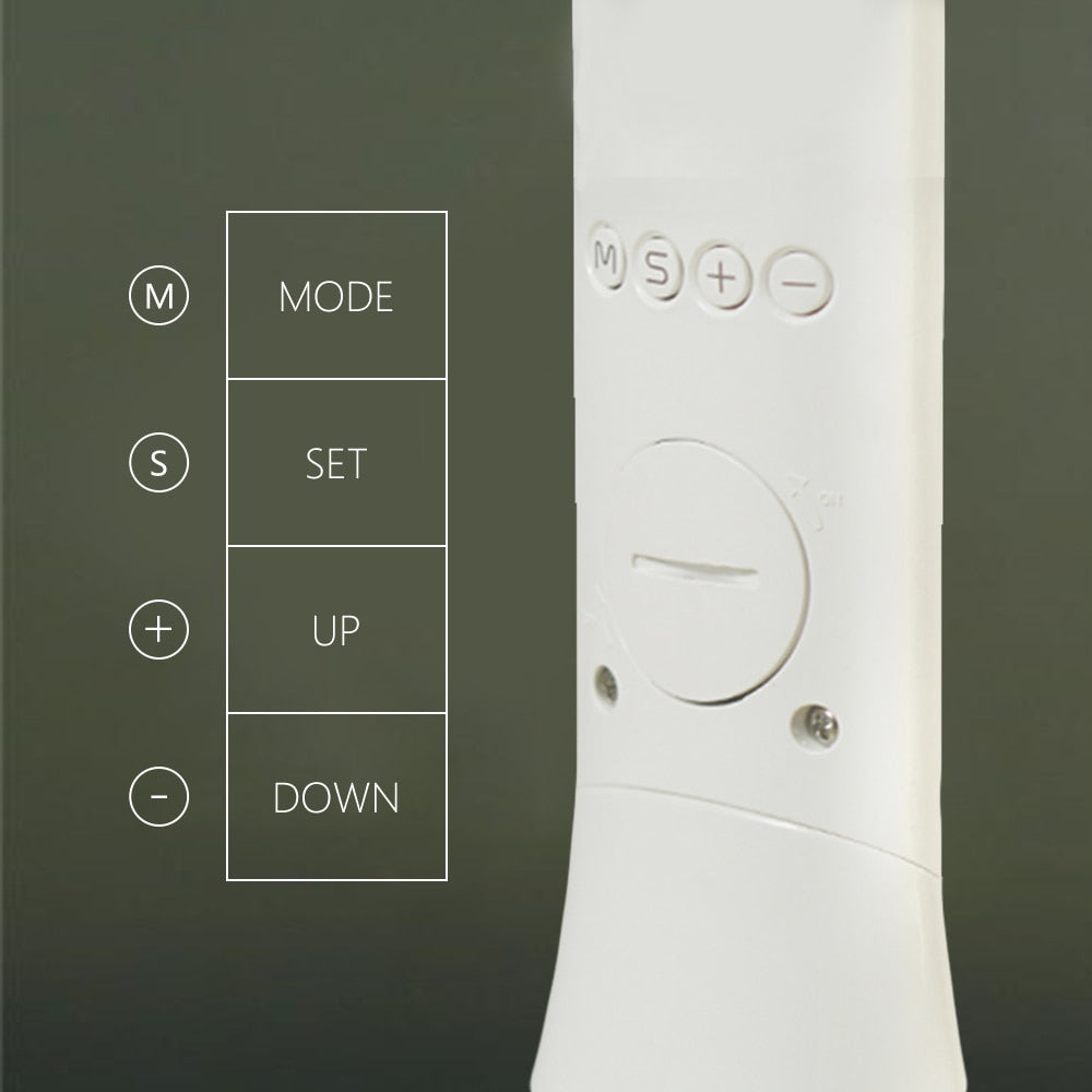 LED Desk Lamp with Clock, Calendar and Thermometer by HitMyNeed