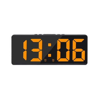 LED Digital Alarm Clock with Color Nightlight & Calendar orange by HitMyNeed
