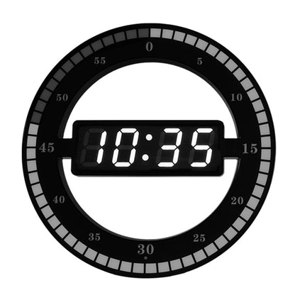 LED Digital Wall and Desk Clock with Auto Dimming by HitMyNeed