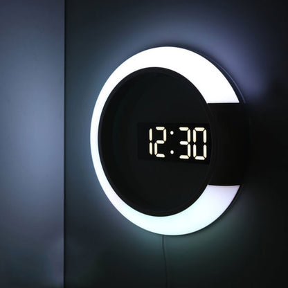 LED Digital Wall Clock with Night Light & Remote by HitMyNeed