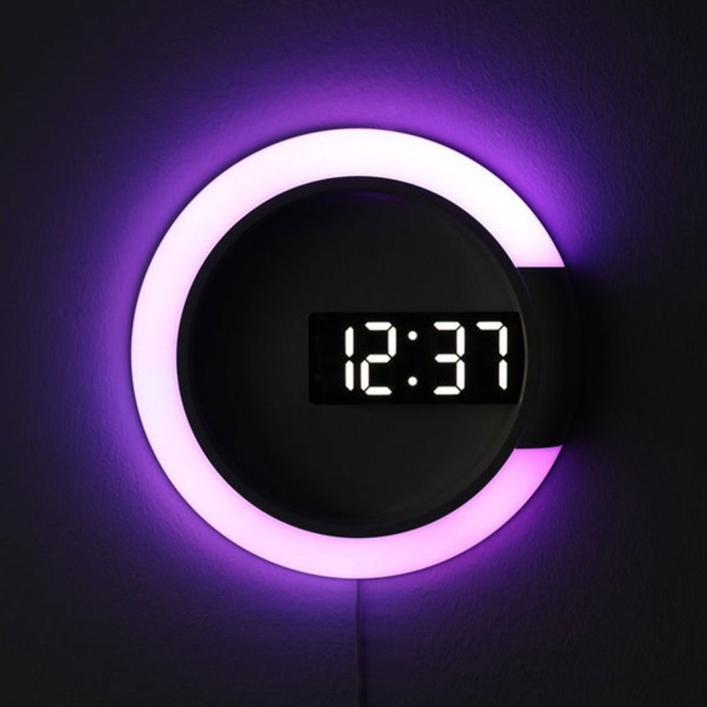 LED Digital Wall Clock with Night Light & Remote by HitMyNeed