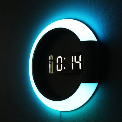 LED Digital Wall Clock with Night Light & Remote by HitMyNeed