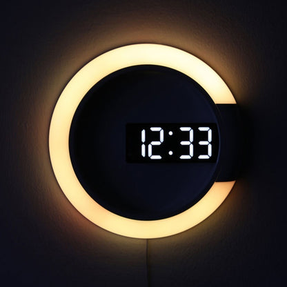 LED Digital Wall Clock with Night Light & Remote by HitMyNeed