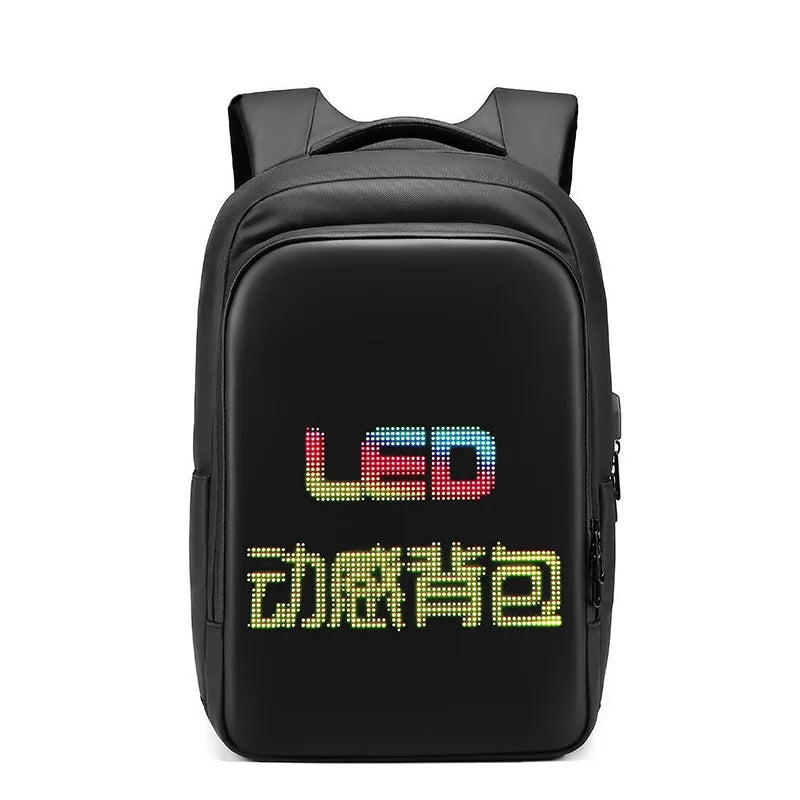 LED Display Laptop Backpack 15.6" with Smart App Control by HitMyNeed