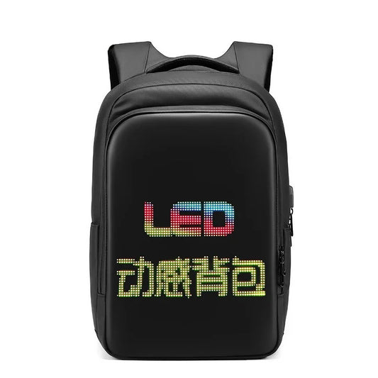 LED Display Laptop Backpack 15.6" with Smart App Control by HitMyNeed