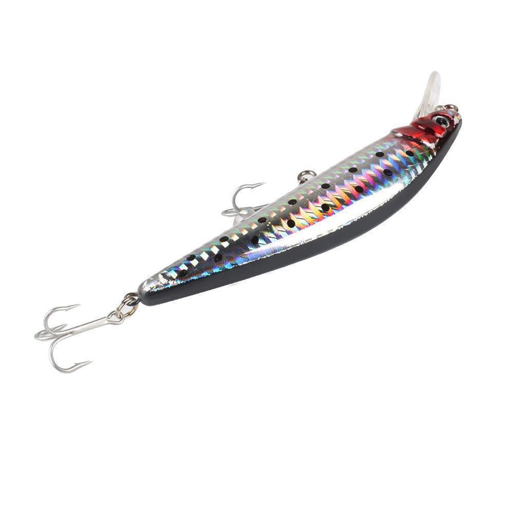 LED Electric Vibrating Fishing Lure, 11cm Rechargeable by HitMyNeed