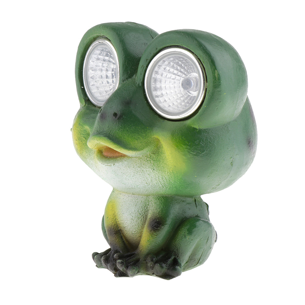 LED Eyes Solar Garden Frog Outdoor Light by HitMyNeed