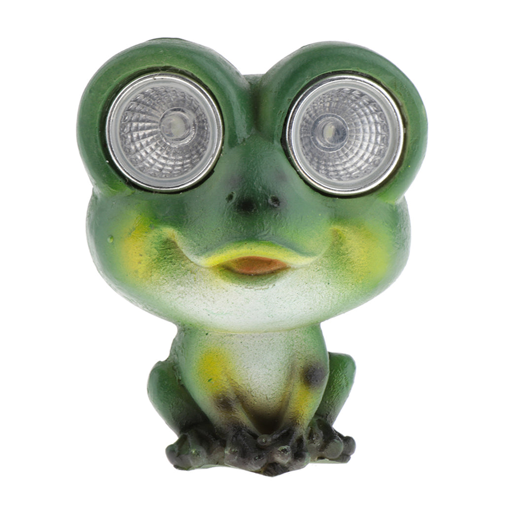 LED Eyes Solar Garden Frog Outdoor Light by HitMyNeed