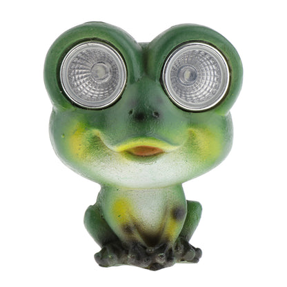 LED Eyes Solar Garden Frog Outdoor Light by HitMyNeed