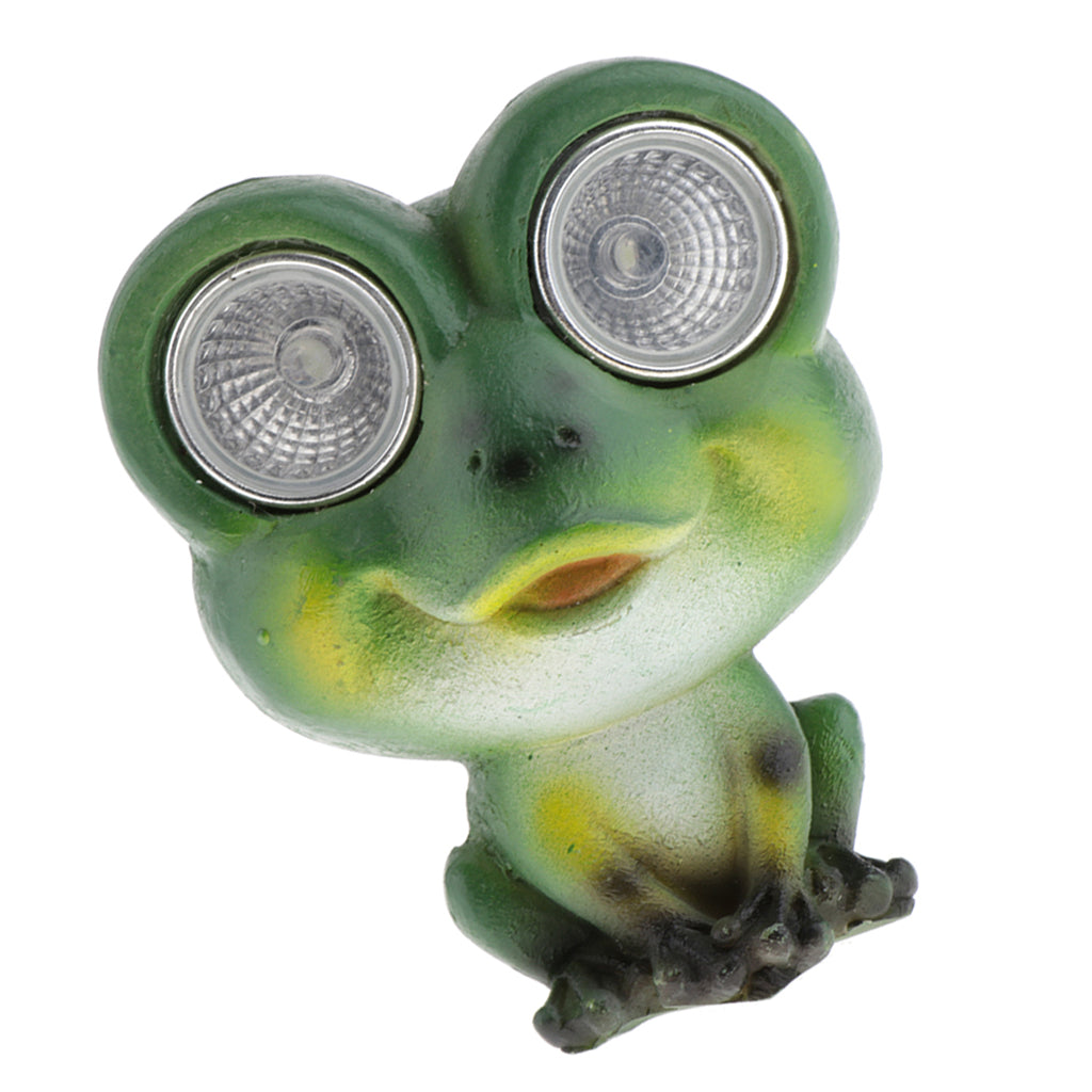 LED Eyes Solar Garden Frog Outdoor Light by HitMyNeed