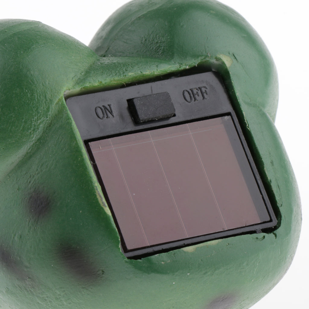 LED Eyes Solar Garden Frog Outdoor Light by HitMyNeed