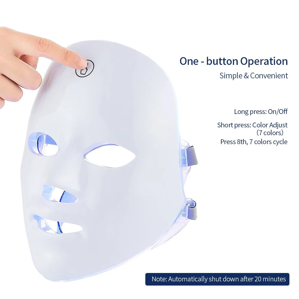 LED Face and Neck Skin Care Massager Set (2 pcs) by HitMyNeed