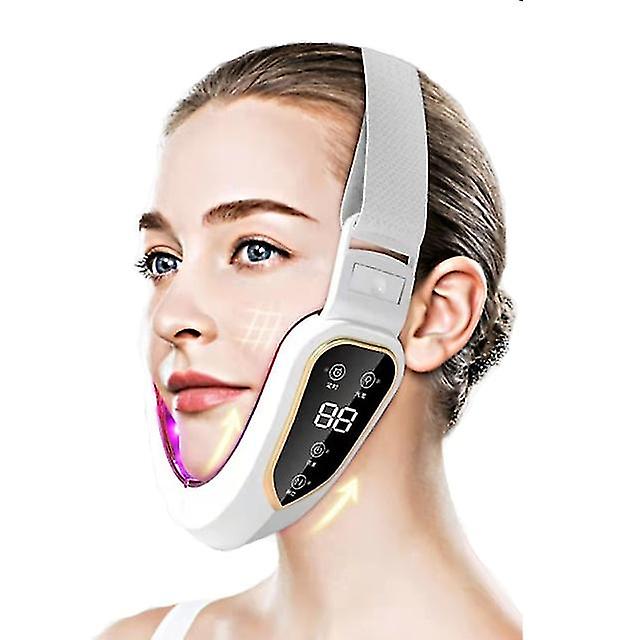 LED Facial Lifting & V-Shape Chin Massager Belt by HitMyNeed