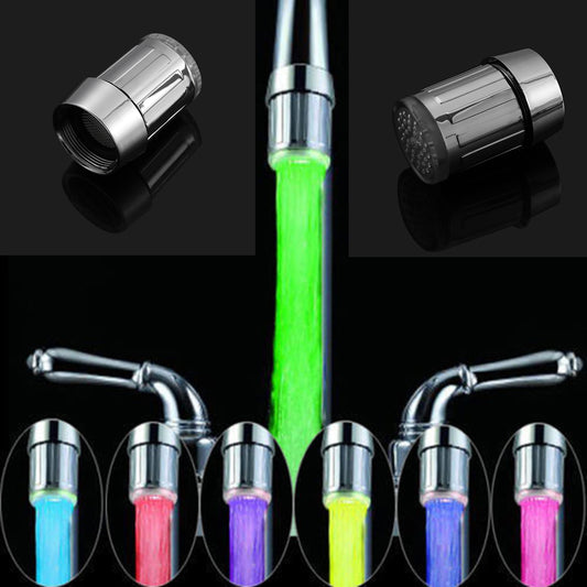 LED Faucet Aerator with Temperature Color Sensor by HitMyNeed