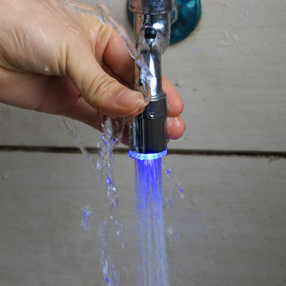LED Faucet Aerator with Temperature Color Sensor by HitMyNeed