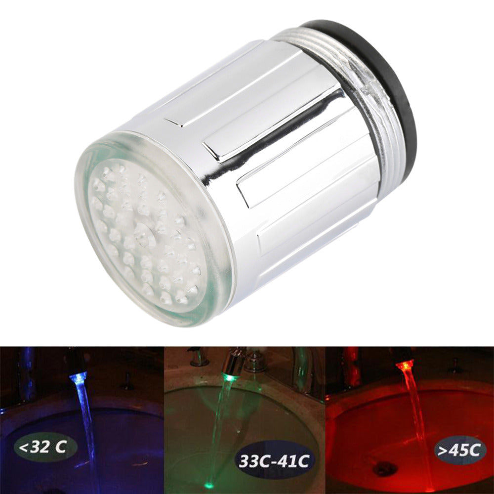 LED Faucet Light with Temperature Sensor by HitMyNeed