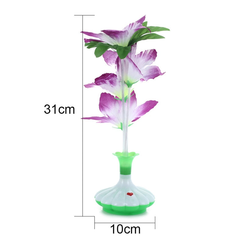 LED Fiber Optic Light Flower Vase Night Lamp by HitMyNeed