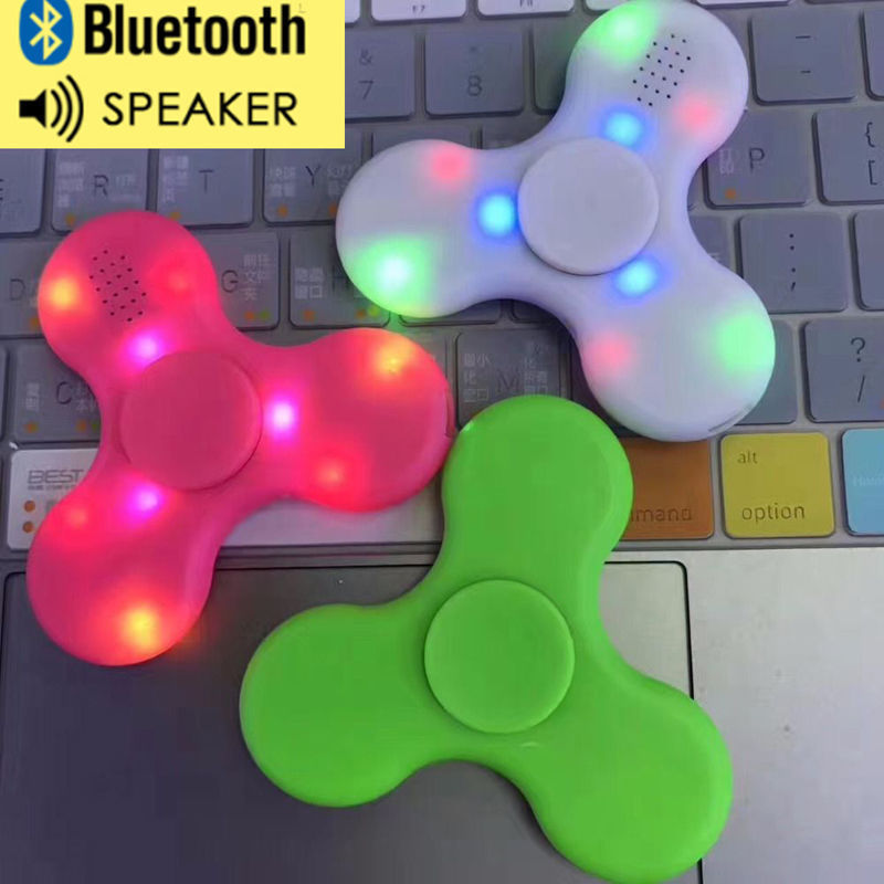 LED Fidget Spinner with Bluetooth Speaker by HitMyNeed