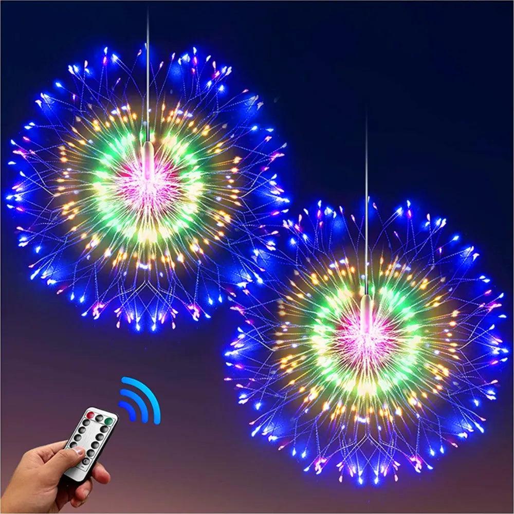 LED Firework Fairy Lights with Remote, 8 Modes by HitMyNeed