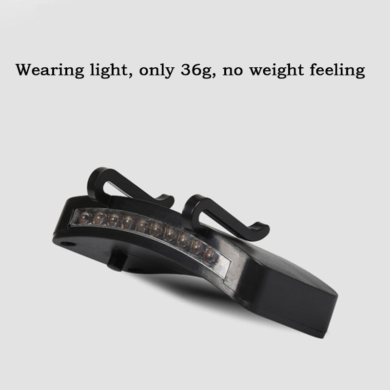 LED Hat Clip Light Outdoor Headlamp by HitMyNeed