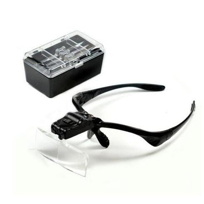LED Headband Magnifying Reading Glasses Set by HitMyNeed